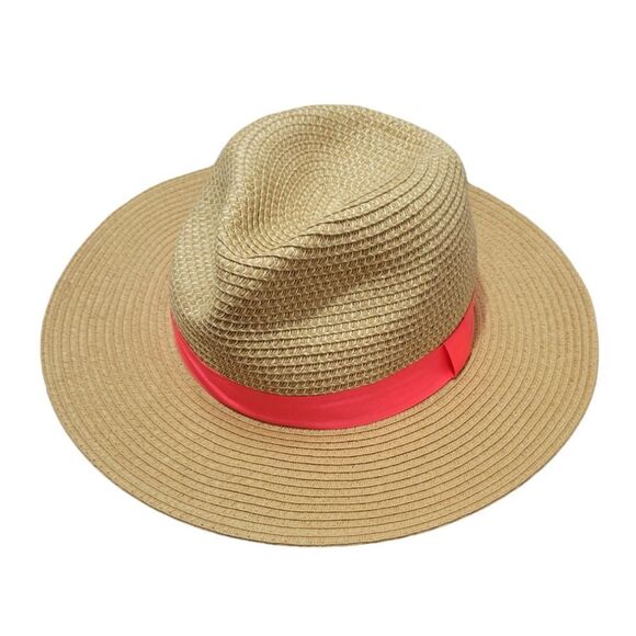 Cute summer hat NWT Hot Pink Ribbon - Picture 3 of 14